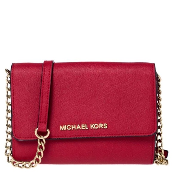 Michael Kors Jet Set Travel Leather Crossbody Bag!!🔥🔥🔥 - Picture 2 of 16